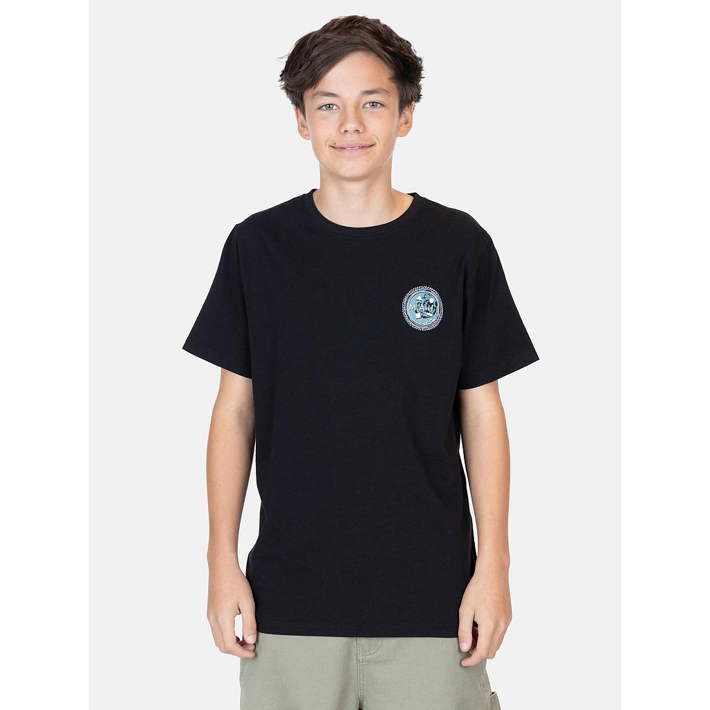 POLERA INFANTIL 5P341-MV LISO BLACK MAUI