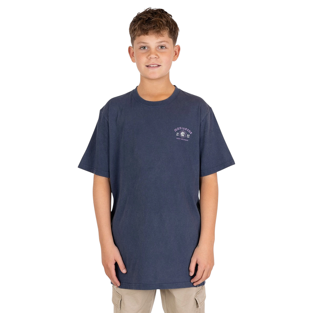 POLERA INFANTIL 5P351-MV LISO NAVY MAUI