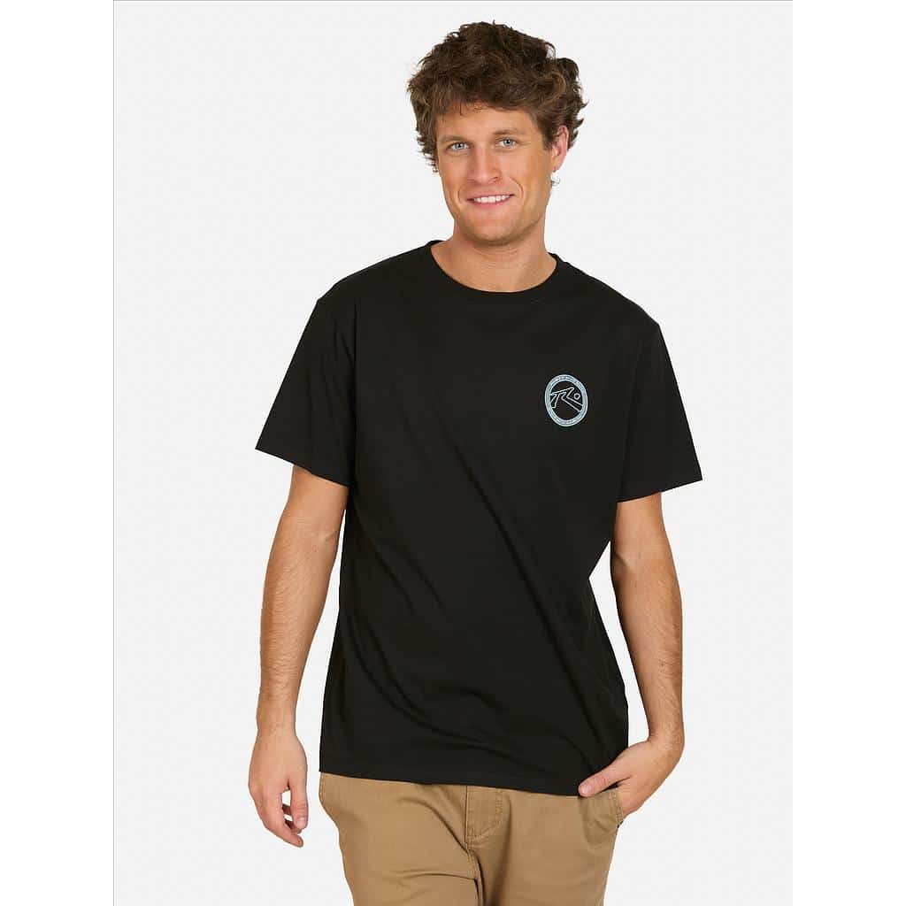 POLERA HOMBRE 7P204-MV LISO BLACK RUSTY