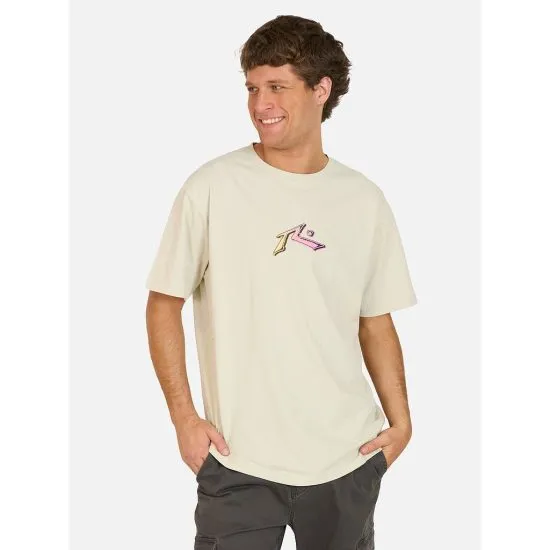 POLERA HOMBRE 7P216-MV LISO BEIGE RUSTY