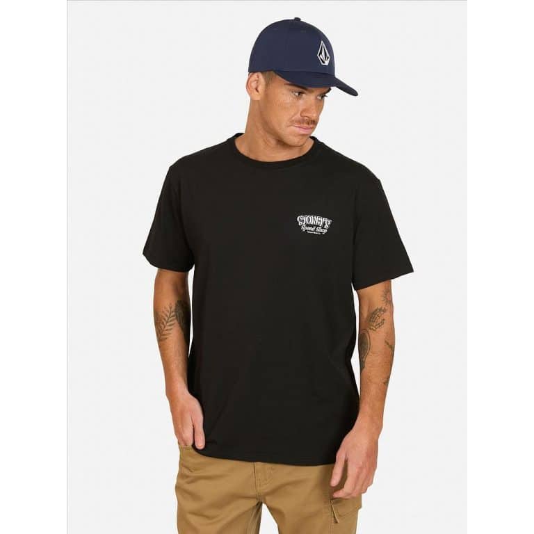 POLERA HOMBRE 7P130-MV LISO BLACK VOLCOM