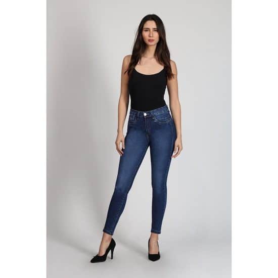 JEANS CINTURA SKINNY TOBILLO 4017 MOHICANO