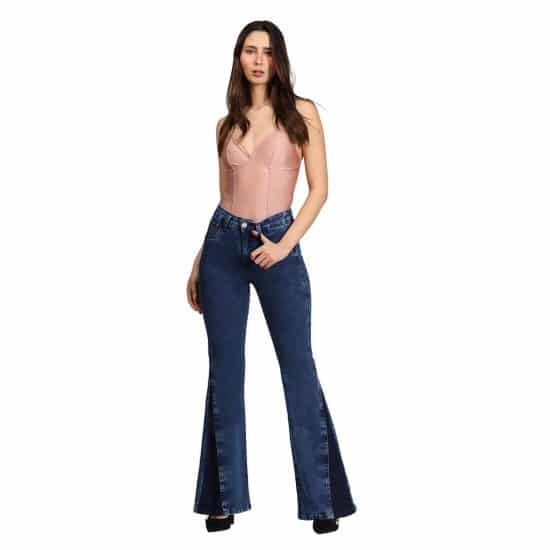 JEANS CINTURA FLARE 4027 MOHICANO