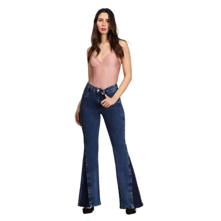 JEANS CINTURA FLARE 4027 MOHICANO