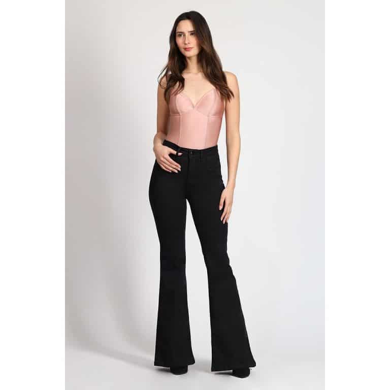 JEANS CINTURA FLARE 4057 MOHICANO