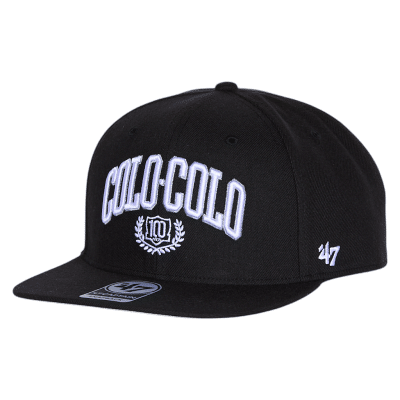Jockey Colo-Colo 47′ Captain Snapback 100 Años Black White