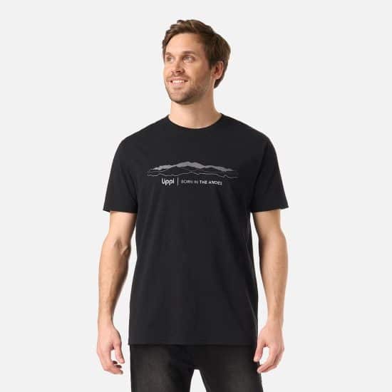 Polera Hombre Logo Lippi Front Print Negro Lippi