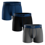 Pack 3 Boxer Hombre Medio Algodon Cobre Top