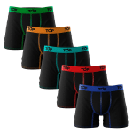 Pack 5 Boxer Hombre Medio Algodon 208P5C1 Top