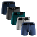 Pack 5 Boxer Hombre Medio Algodon 208P5C9 Top