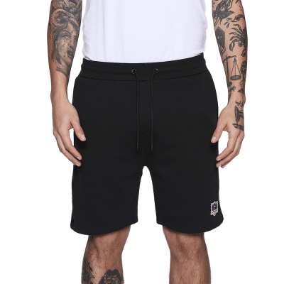 Short Colo Colo Urbano Hombre Negro Escudo Blanco