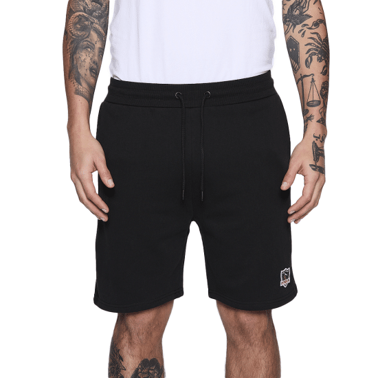 Short Colo Colo Urbano Hombre Negro Escudo Blanco