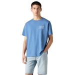 Polera Hombre SS Relaxed Fit Tee Serif Logo Blue Levis