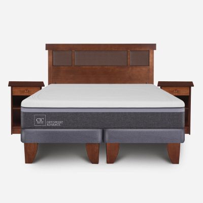 Cama Ortopedic Advance 2 Plazas Respaldo New Dublin Caramel Cic