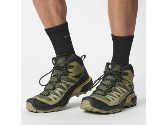 BOTIN HOMBRE X ULTRA 360 MID GTX OLIVE SALOMON - Imagen 2