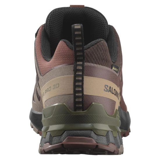 ZAPATILLA XA PRO 3D V9 GORE TEX BLACK COFFEE RUM RAISIN OLIVE NIGHT SALOMON - Imagen 7