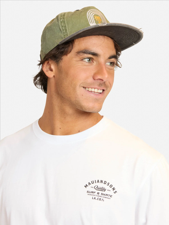 Polera Hombre Manga Corta Liso White 5P638-MV Maui - Imagen 3