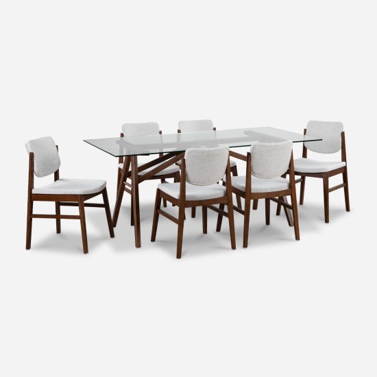 Juego Comedor Vidrio New York 6 Sillas Cic - Imagen 4