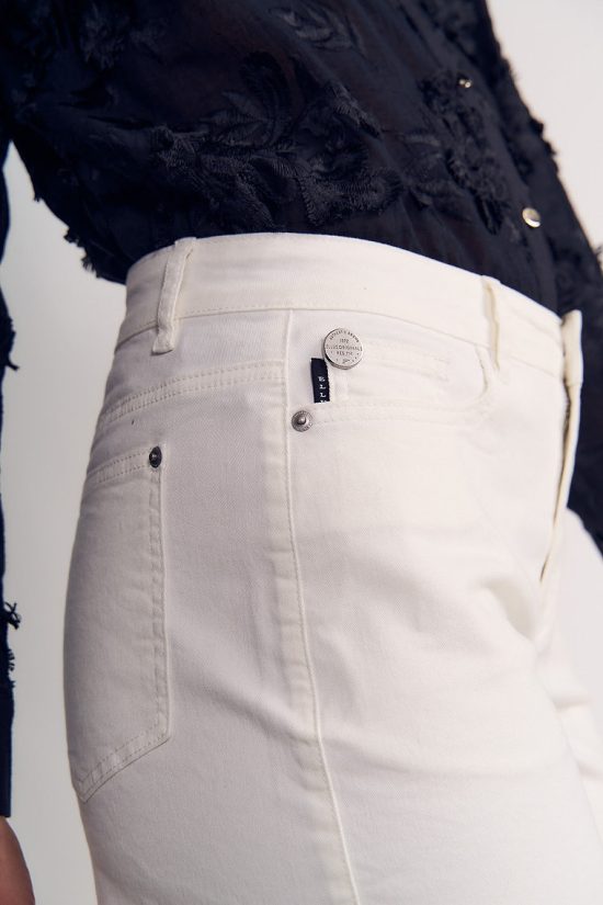 Short Mujer Recta Blanco Ellus - Imagen 4