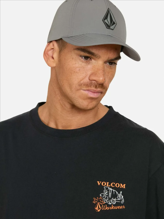 Polera Hombre Manga Corta Liso Black 7P163-MV Volcom - Imagen 3