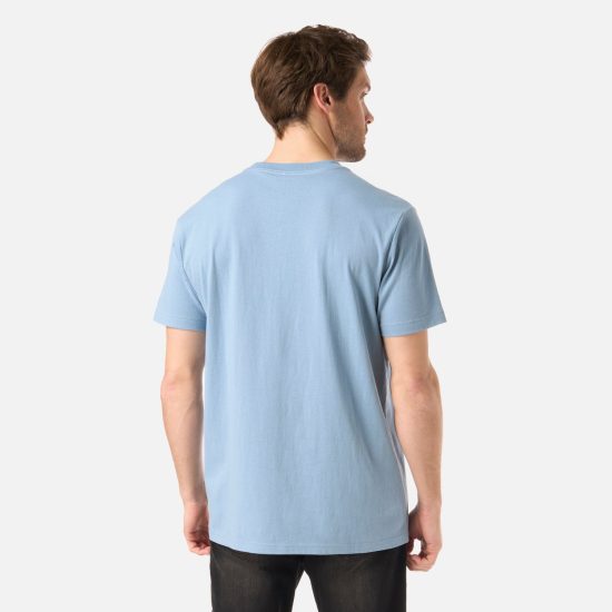 Polera Hombre Logo Lippi Front Print Azul Piedra Lippi - Imagen 3