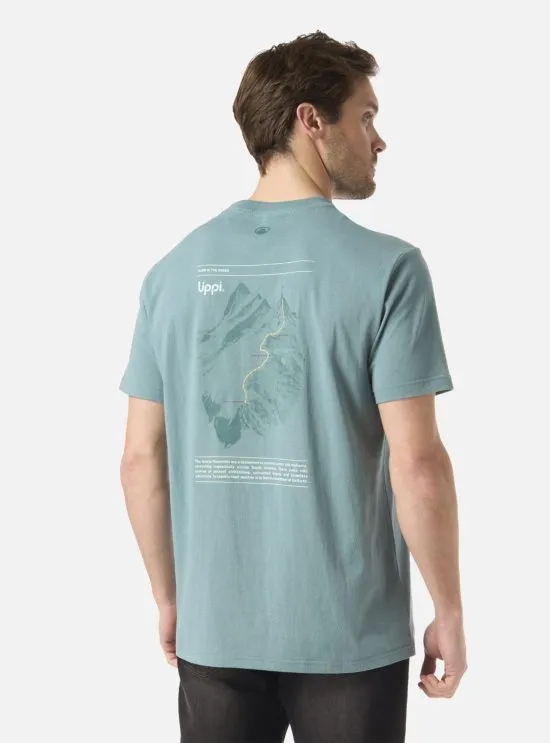 Polera Hombre Plan And Climb Turquesa Oscuro Lippi - Imagen 2