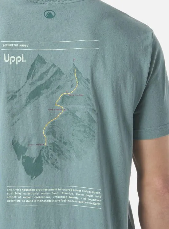 Polera Hombre Plan And Climb Turquesa Oscuro Lippi - Imagen 5