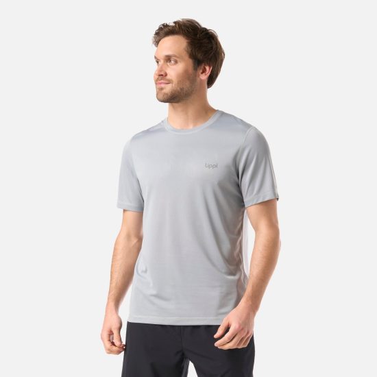 Polera Hombre Core Q-Dry T-Shirt Gris Lippi - Imagen 2