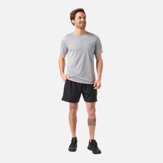 Polera Hombre Core Q-Dry T-Shirt Gris Lippi - Imagen 4