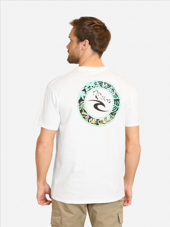 Polera Hombre Mte Bahamas Key Blanco RipCurl - Imagen 2