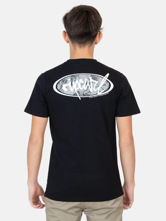 Polera Niño Fastlane Negro RipCurl - Imagen 2