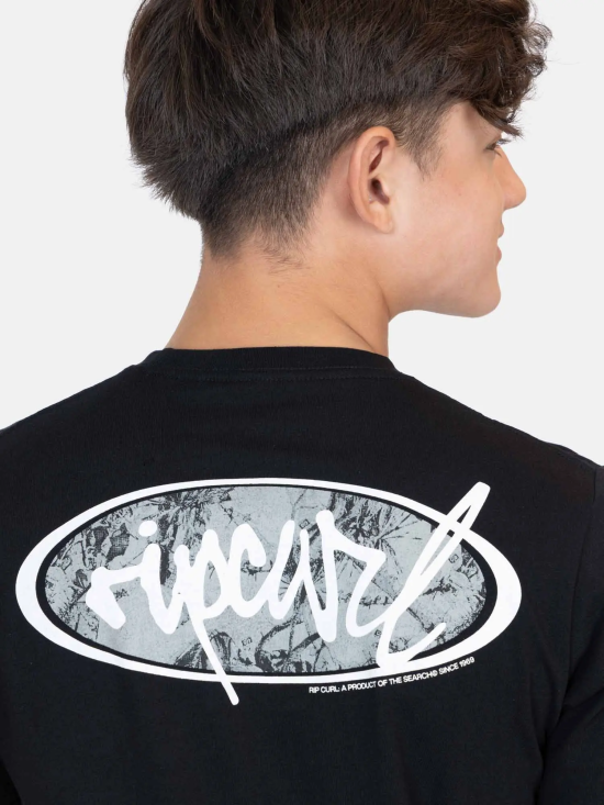 Polera Niño Fastlane Negro RipCurl - Imagen 3