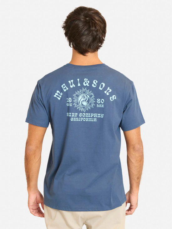 Polera Hombre Coastline Azul Maui - Imagen 2