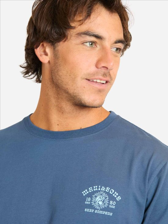 Polera Hombre Coastline Azul Maui - Imagen 3