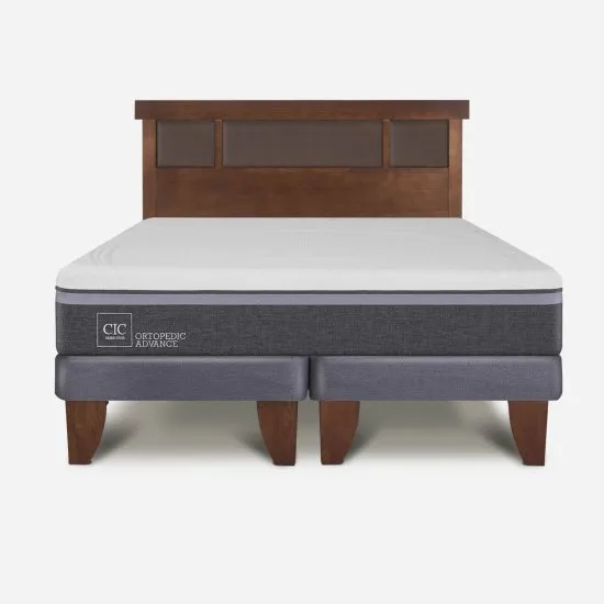 Cama Ortopedic Advance 2 Plazas Respaldo New Dublin Caramel Cic - Imagen 2