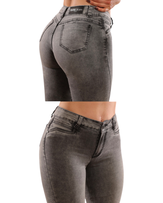 Jeans Recto Kioto Grey Divine - Imagen 3