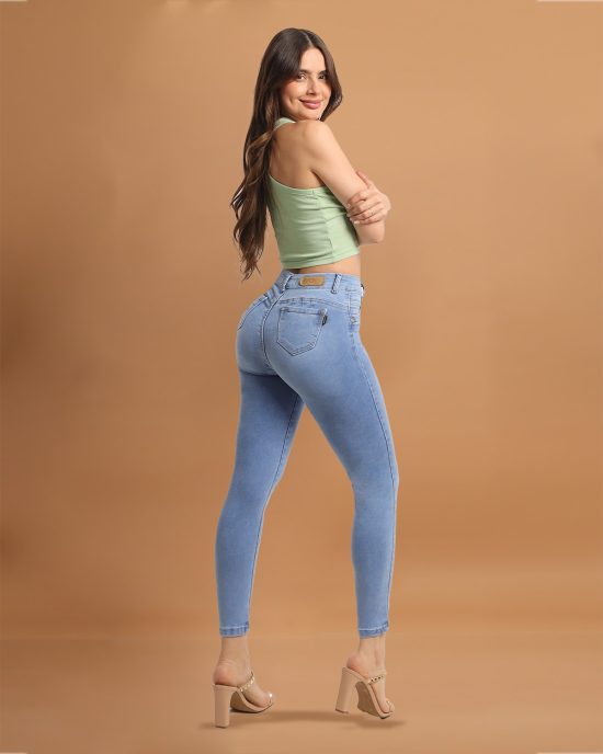 Jeans Skinny Seúl Light Blue Divine - Imagen 2