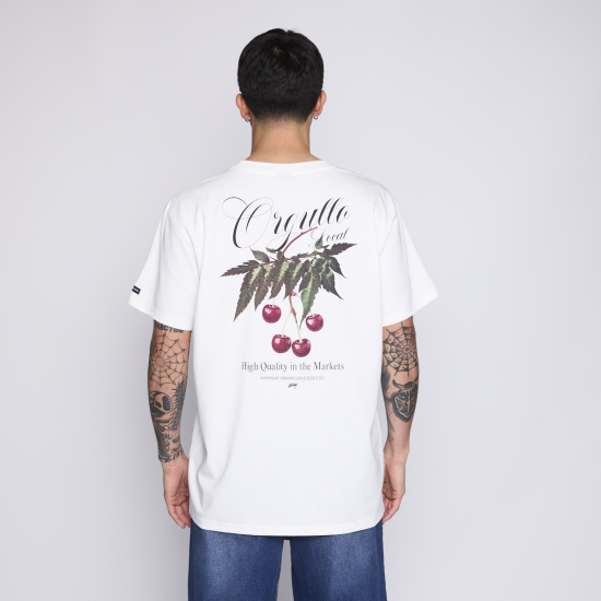 Polera Hombre Whatup Blanco Cherry White - Imagen 3