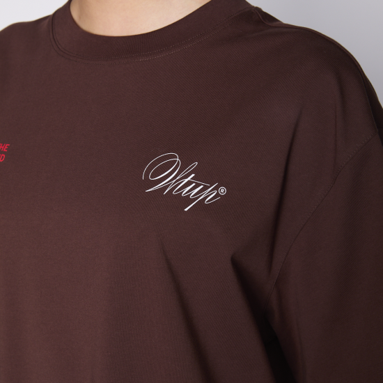 Polera Hombre Whatup No Risk No Dream Brown - Imagen 3