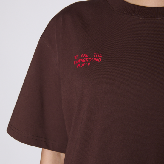 Polera Hombre Whatup No Risk No Dream Brown - Imagen 4