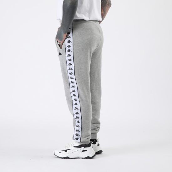 Buzo Hombre Kappa Banda Grey White - Imagen 2