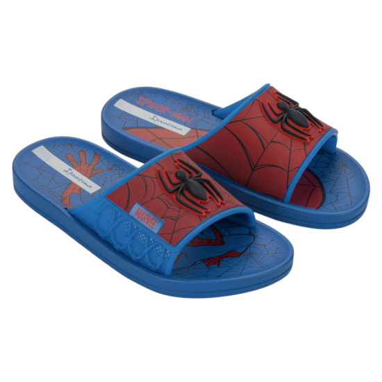 Sandalia Niño Spiderman Slide Azul Ipanema - Imagen 2