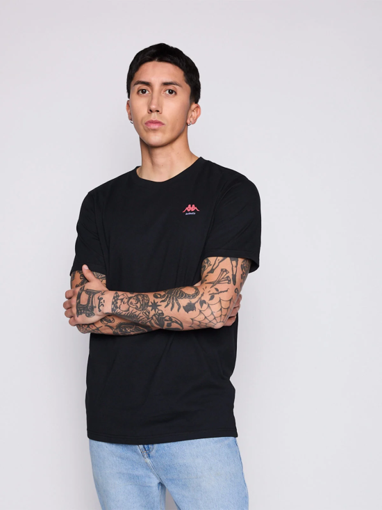 Polera Hombre V2609 Negro Kappa - Imagen 4