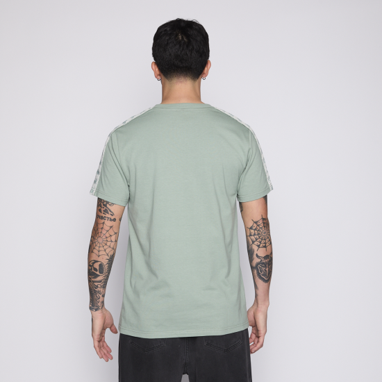 Polera Hombre Kappa Banda Green Logo Front White - Imagen 4