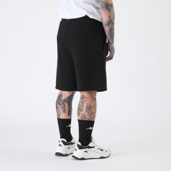 Short Hombre Kappa Black Omini White - Imagen 2