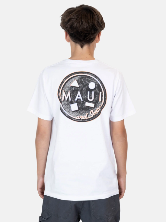 Polera Niño Flash Blanco Maui - Imagen 2