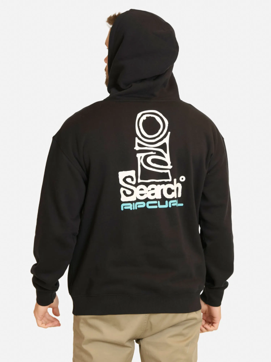 Poleron Hombre Search Mission Negro RipCurl - Imagen 2