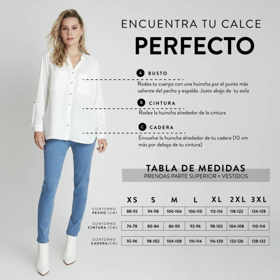 Jeans Crudo Fit Slim Tiro Medio Ldp - Imagen 5