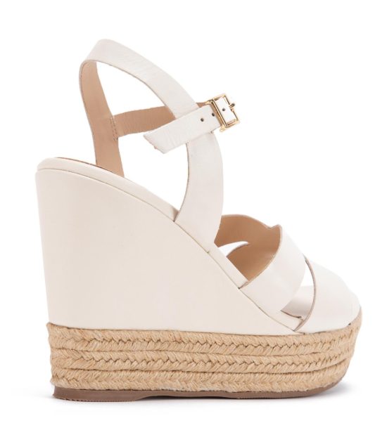Sandalia Mujer Napa Off White Gilda Gacel - Imagen 3