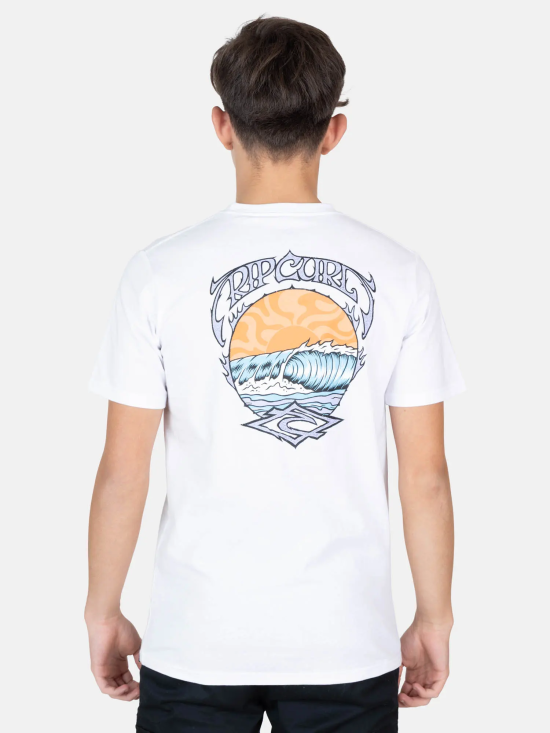 Polera Niño Search Hazey Days Blanco Ripcurl - Imagen 2